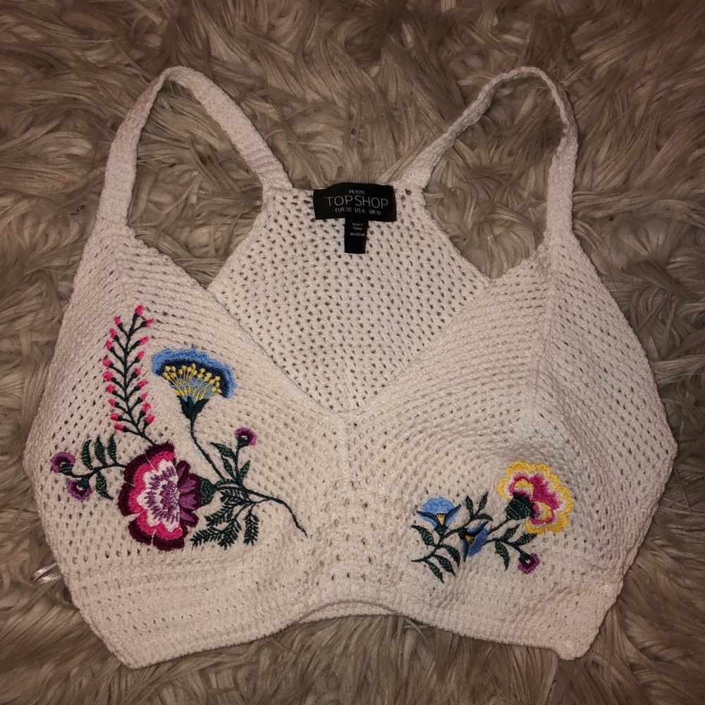Topshop knit tank top